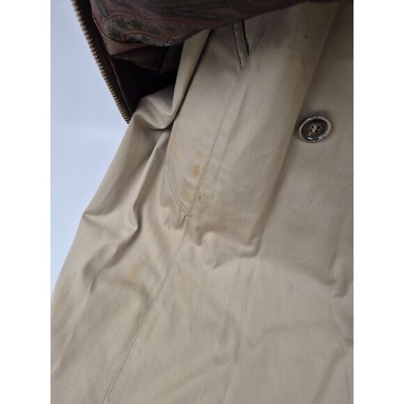 Rentrayage Women's Dr. Watson Mixed Media Layered Trench Coat Size Large - Picture 7 of 12